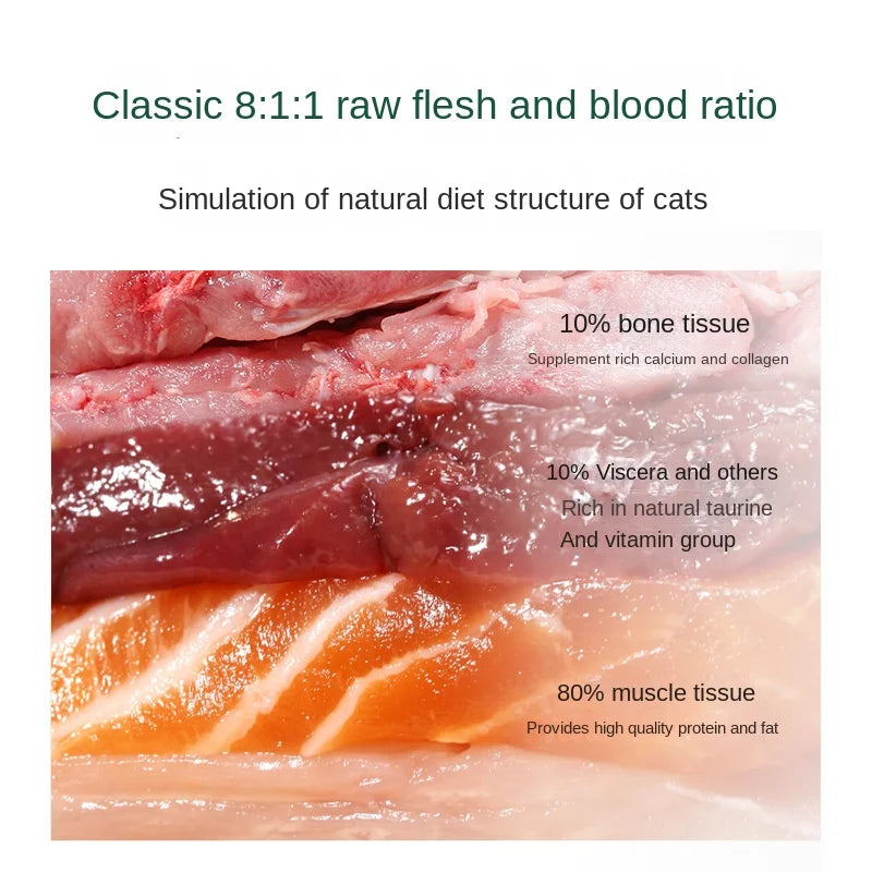 "Freeze-Dried Full-Price Cat Food – Fresh Roast Squab Meat for Adult Cats (200g)"