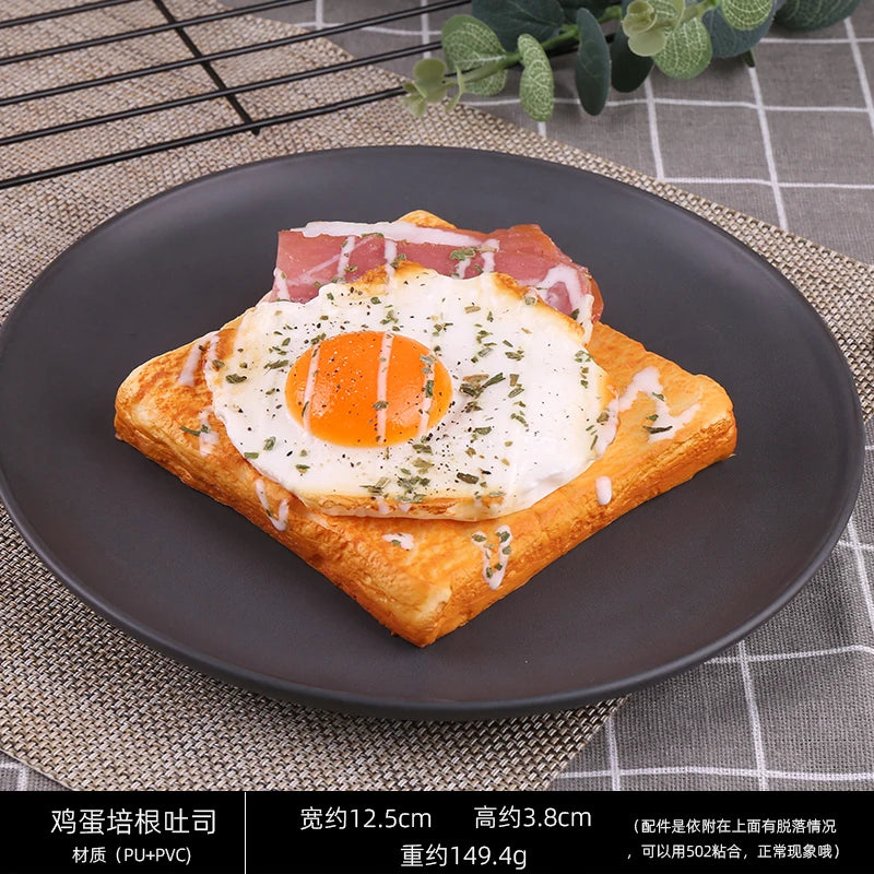 Fake Bread Hot Dog Sandwich Model Food Fake Orange Bread Toy Bakery Window Display Ornaments Simulation Home Decor Decoration