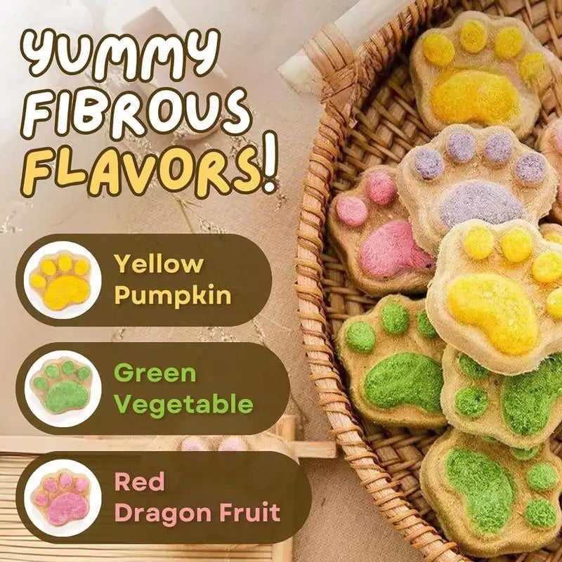 Freeze-Dried Paw Cat Treats – Natural Oral Cleaning Biscuits for Cats"
