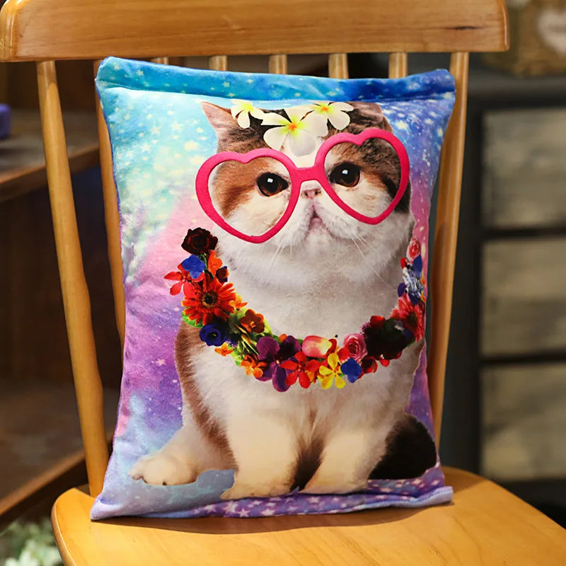 Creative Lifelike Snacks Plush Pillow Simulation Cat Dog Food Potato Chips Cookie Lifelike Food Snack Cushion Plushie Props Gift