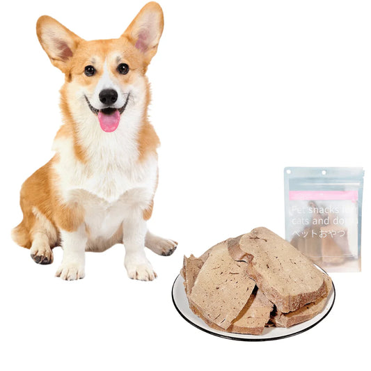 "Beef Liver Slices – Natural, Healthy Dog Treats (200g/400g)"